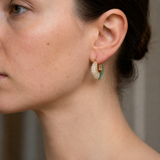 Orecchini Halfmoon Bicolor "Contemporary Jewels Evolution" Barbieri Creazioni