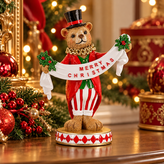 Orso Natalizio Circus Timstor 16x9x23 cm.