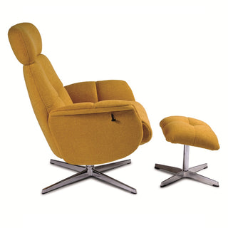 Poltrona Reclinabile con Pouf "Sofia"