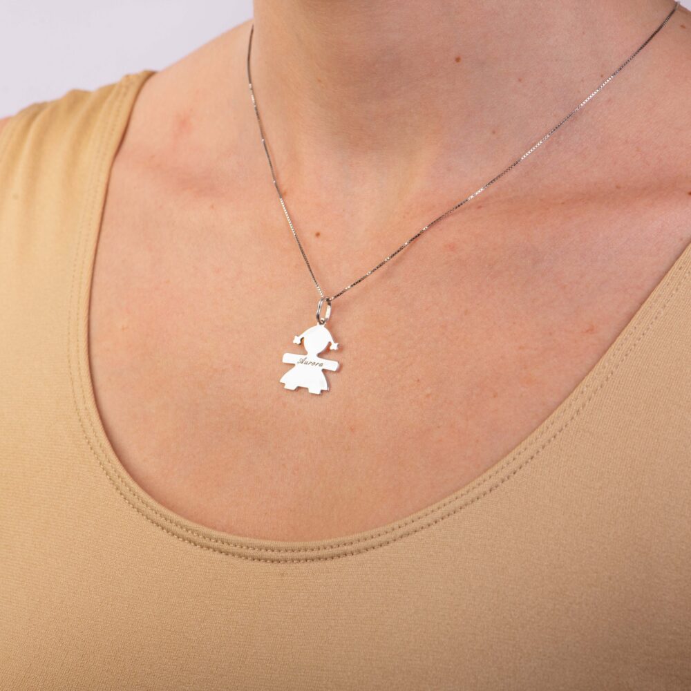 WANDA PLATA Collana Girocollo con Ciondolo Bicicletta, Bici da bambina, Ragazza, Donna Argento 925 WANDA PLATA Collana Girocollo con Ciondolo Bicicletta, Bici da bambina, Ragazza, Donna Argento 925