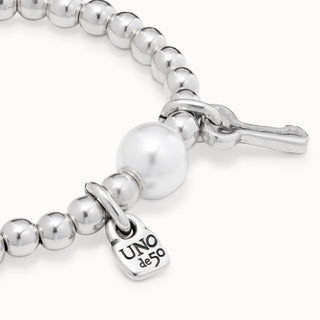 Bracciale Elastico con Perla Unode50