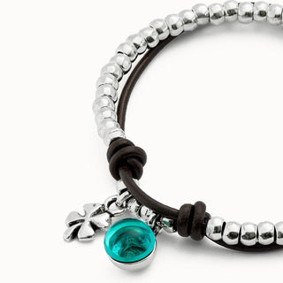 Bracciale Cristallo di Murano Verde Unode50