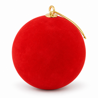Set 6 pz in Velluto Rosso h.15 cm.