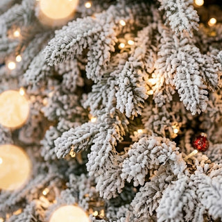 Albero di Natale Pino Mont Blanc 2500 MiniLed Fiori di Lena - h.210 cm.