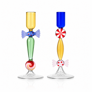 Set di 2 Candelieri "Sweet and Candy" Ichendorf h.18.8 cm.