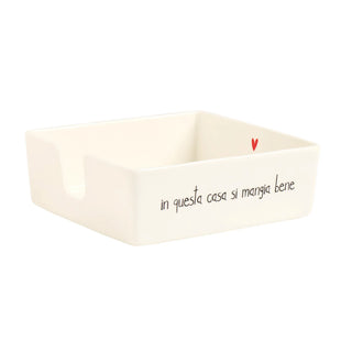 Portatovaglioli con Set 20 Tovaglioli Simple Day