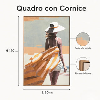 Quadro con Cornice L'Oca Nera 80x120 cm.