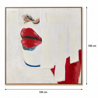 Quadro con Cornice L'Oca Nera 100x100 cm.