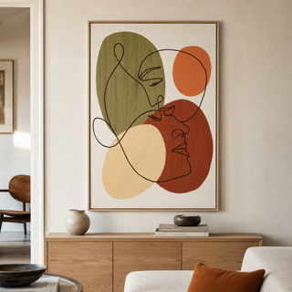 Quadro con Cornice L'Oca Nera 80x120 cm.