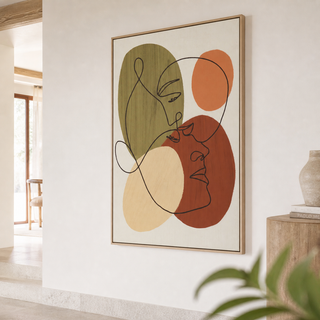 Quadro con Cornice L'Oca Nera 80x120 cm.