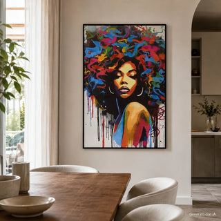 Quadro con Cornice L'Oca Nera 80x120 cm.