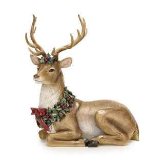 Renna Xmas Deer Fade Maison 36x21x40 cm.