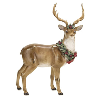 Renna Xmas Deer Fade Maison 44x19x56 cm.