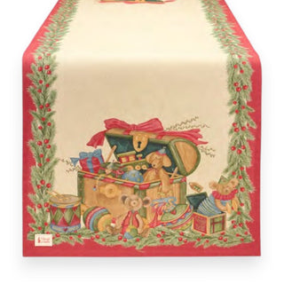 Runner "Vintage Toys" Nuvole di Stoffa 50x150 cm.