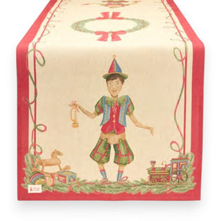 Runner "Vintage Toys" Nuvole di Stoffa 50x150 cm.