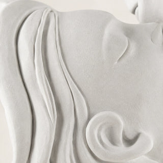 Scultura Bacio Stilizzato Base Marmo Bongelli Preziosi h.38 cm.