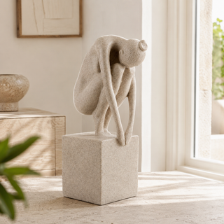 Scultura Decorativa L'Oca Nera h.27 cm.
