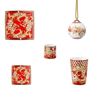 Set 5 Oggetti Decorativi "Bright Christmas" Rosenthal Versace