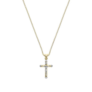 Collana Croce in Oro 18kt.