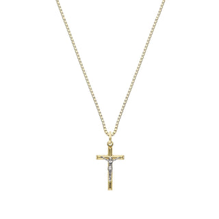 Collana Croce in Oro 18kt.