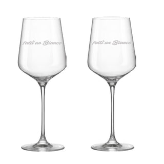 Set 2 pz. Calici Degustazione "Fatti un Bianco" Onlylux