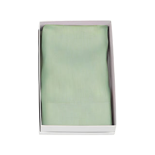 Runner Verde in Lino Fiori Di Lena