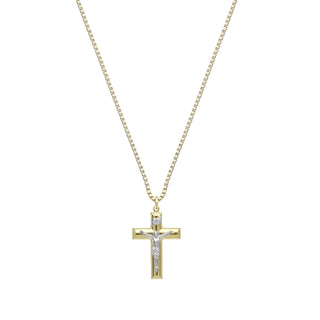 Collana Croce in Oro 18kt.