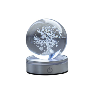 Bomboniera Sfera Cristallo Albero della Vita Crystal Planet Hervit