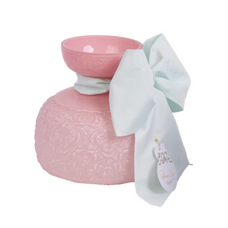 Bomboniera Vaso Rosa/Pink con Fiocco Sara'Idea 22x22 cm.