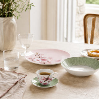 Servizio di Piatti+ Caffè da 48 pz. “Spring” Fade Maison