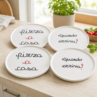 Set 4 Piatti Pizza Simple Day 31.5 cm.