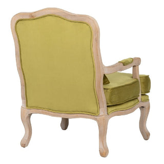 Sillon-butaca-diseno-clasico-con-reposabrazos-madera-con-tallas-y-terciopelo-verde-4