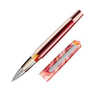 TB90082Tibaldi-Infrangible-Rollerball-Pen-Russet-Red-with-Stainless-Steel-Trim_P1