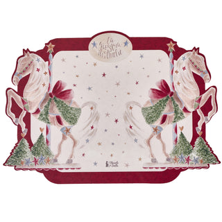 Set 4 Tovagliette "La Giostra di Amelie" Nuvole di Stoffa 48x35 cm.