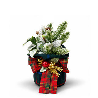 Alberello di Natale "Emozioni di Natale" Fiori di Lena h.18 cm.