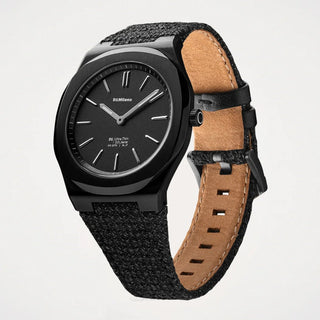 Orologio Solo Tempo Black Kevlar "Ultra Thin" D1 Milano