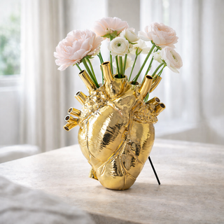 Vaso "Love in Bloom Gold" Seletti h.60 cm.