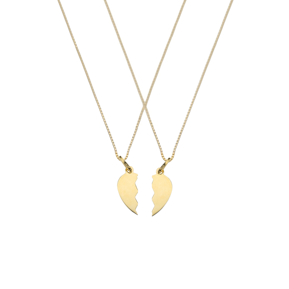 TTDGYYXW Collana Con Cuore Spezzato Ghiacciato Catena - Foto 5