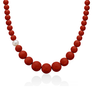 Collana Girocollo Perle Terra e Mare Yukiko