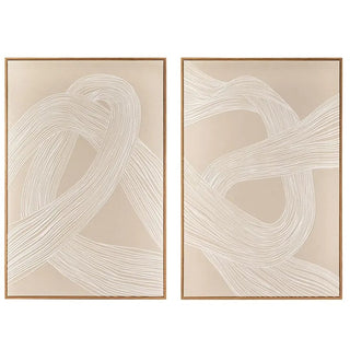 Set 2 Quadri con Cornice L'Oca Nera 120x90 cm.