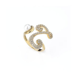 Anello con Lettera T e Perla "Letters" Hector by Marcello Pane