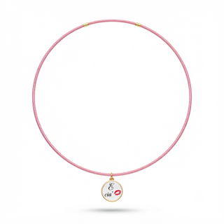 Choker Magnetico con Ciondolo "E cià" in Argento 925%