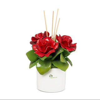 Bomboniera Profumatore Rose Rosse i Gli Alberelli h.19 cm.