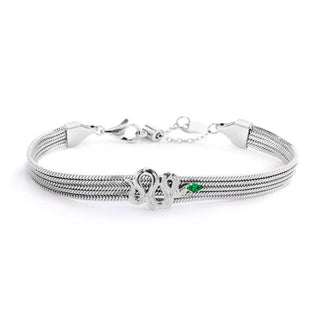 bracciale-catena-multifilo-con-serpente-e-zircone