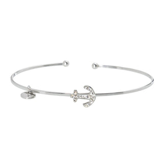Bracciale Rigido "Ancora Con Strass" Marlù