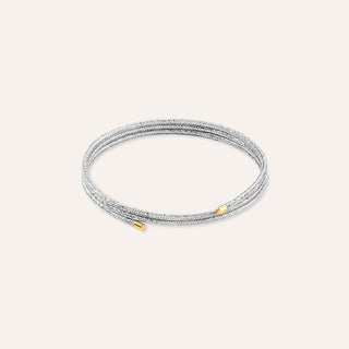 Choker Magnetico Cordino Argentato