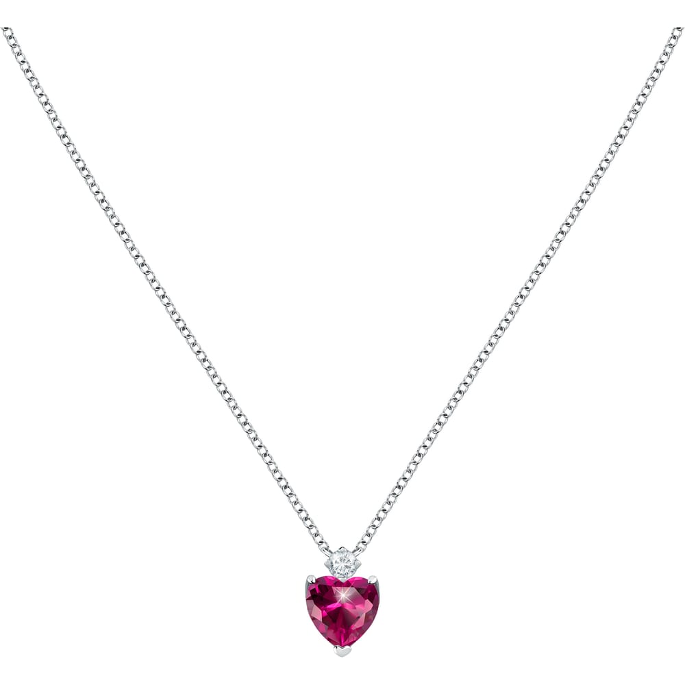 Pendente MORELLATO donna Tesori arg. 925 - cuore rosso SAIW161 Pendente MORELLATO donna Tesori arg. 925 - cuore rosso SAIW161