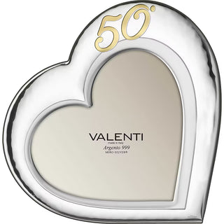 Cornice Portafoto Cuore 50° Anniversario Valenti