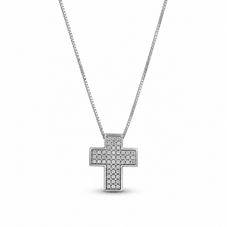 Collana Croce Silver in Argento 925%