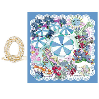 Foulard Sunny Blu Barbieri Creazioni
